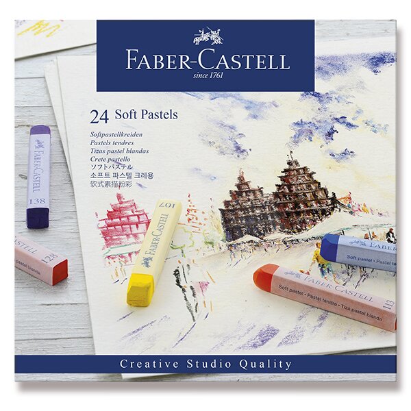 Fotografie Pastelové křídy Faber-Castell 24 barev Faber-Castell A49:0087_1283240