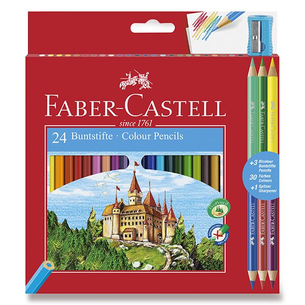 Fotografie Pastelky Faber-Castell 24 barev Faber-Castell A49:0086_1103240
