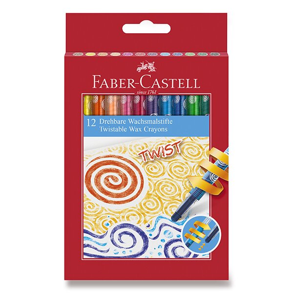 Fotografie Voskovky Faber-Castell Twist 12 barev Faber-Castell A49:0085_1200030