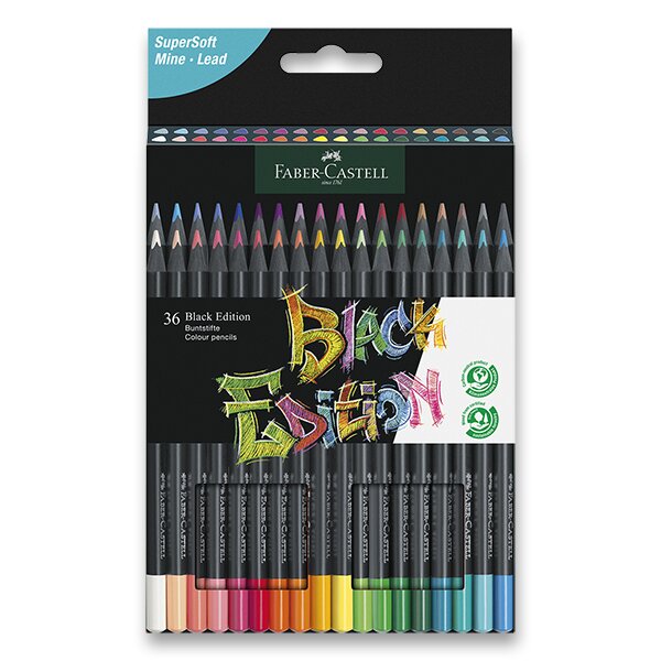 Fotografie Pastelky Faber-Castell Black Edition 36 barev Faber-Castell A49:0086_1164360