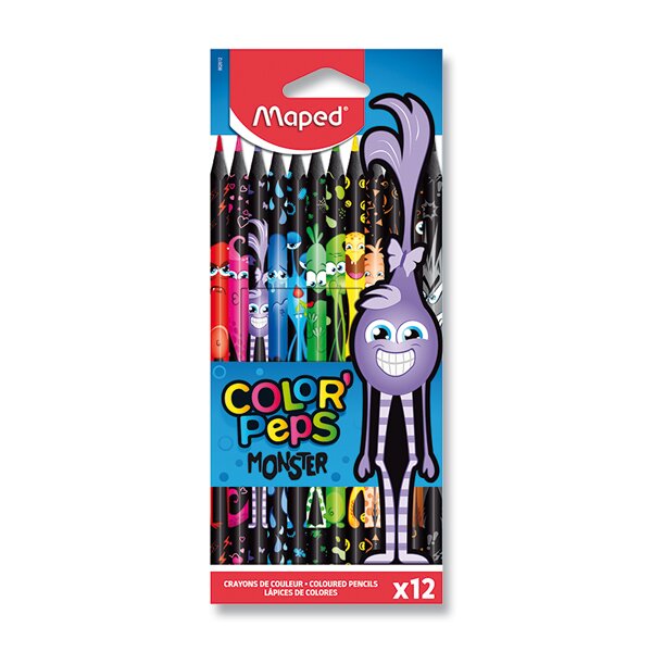 Pastelky Maped Color'Peps Monster 12 barev