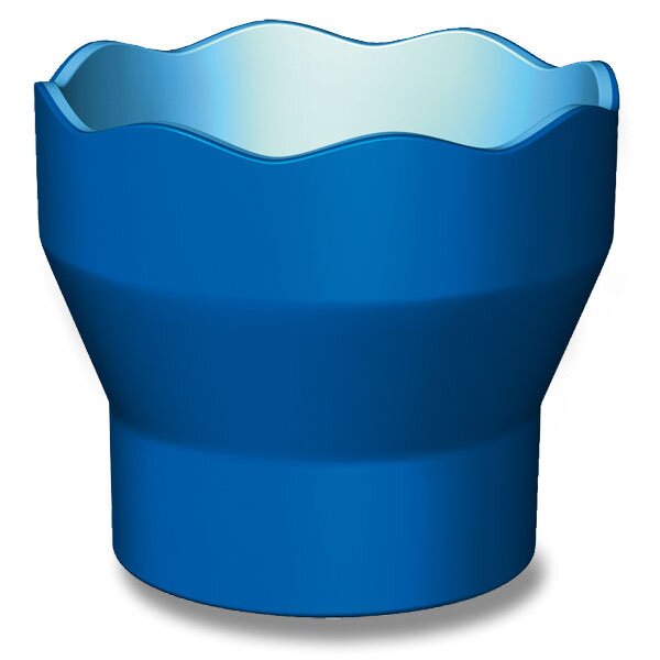 Kelímek na vodu Faber-Castell Clic&Go výběr barev modrý Barva: modrý