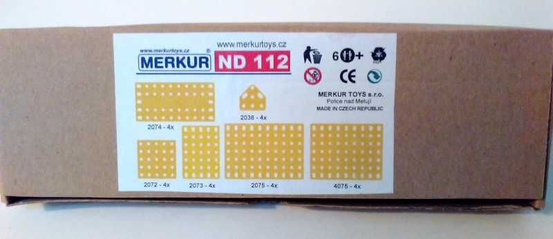 Merkur náhradní díly ND 112 - plastové desky velké