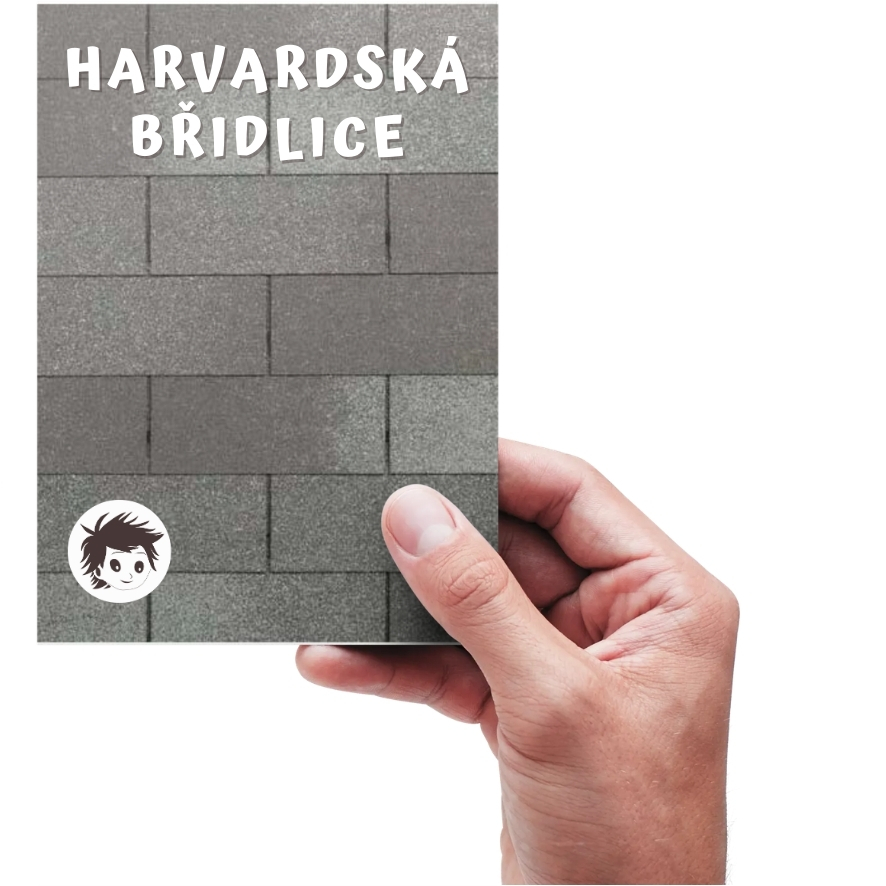 Střešní krytina ŠINDEL obdélník Barva: harvardská břidlice