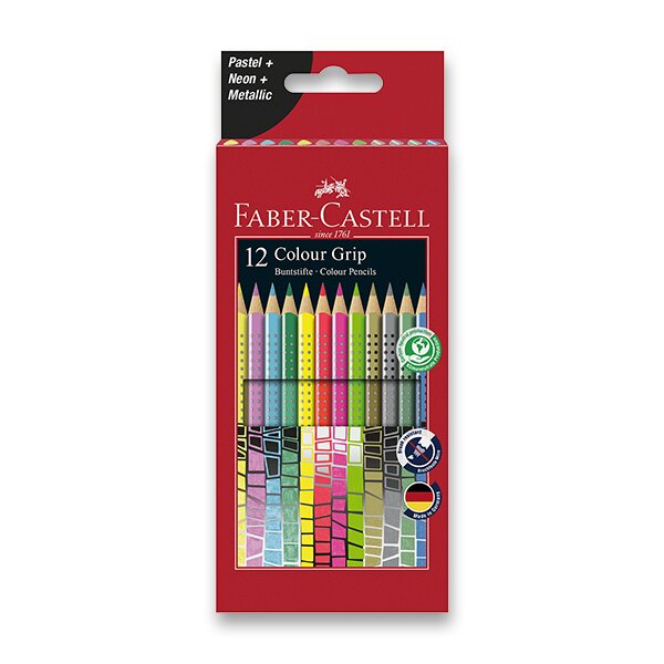 Fotografie Pastelky Faber-Castell Grip 2001 speciální edice, 12 barev Faber-Castell A49:0086_2015690