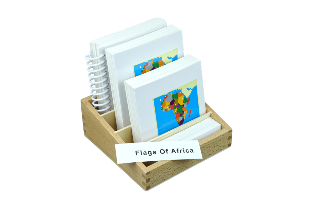 Vlajky Afriky - třísložkové karty
