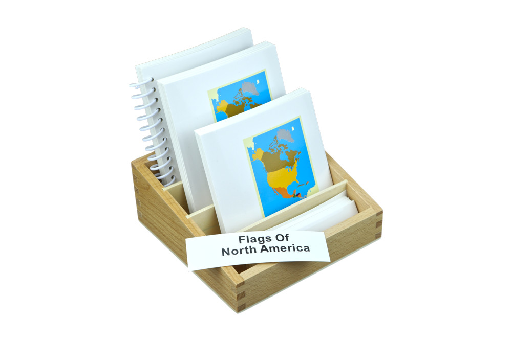 Fotografie Vlajky Severní Ameriky - třísložkové karty