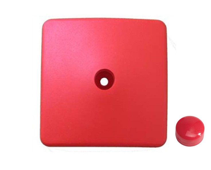 Plastová krytka - hranol 90 x 90 mm, červená