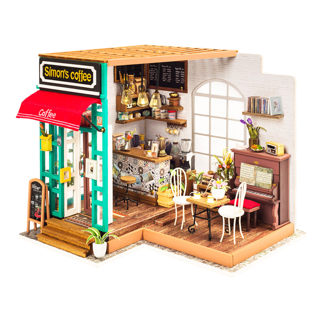 Fotografie RoboTime miniatura domečku Kavárna