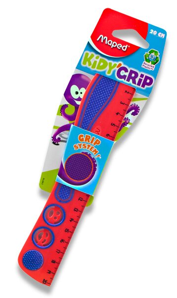 Pravítko Maped Kidy Grip 20 cm, mix barev