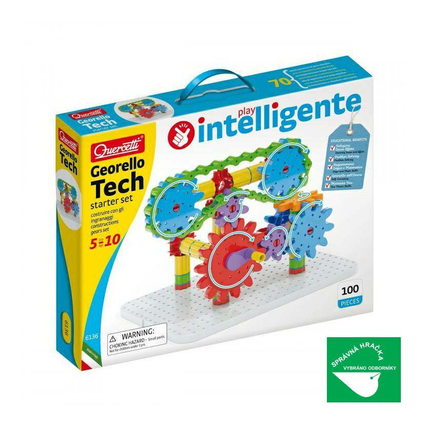 Fotografie Georello Tech starter set - převodová stavebnice - Quercetti Quercetti