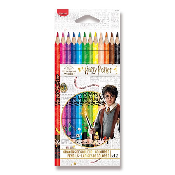 Fotografie MAPED Pastelky Color'Peps Harry Potter - 12 barev