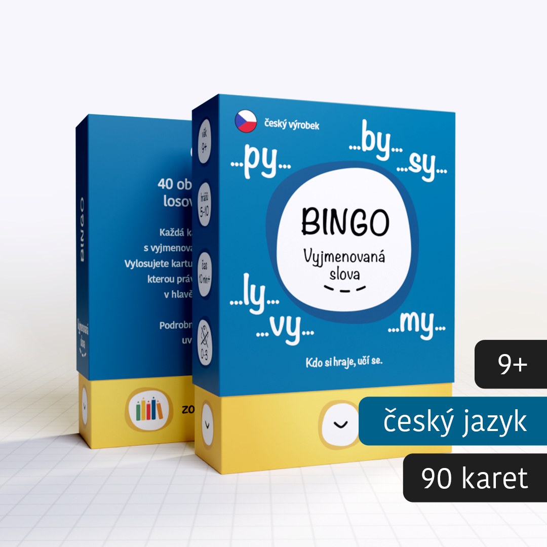 Fotografie Bingo: Vyjmenovaná slova