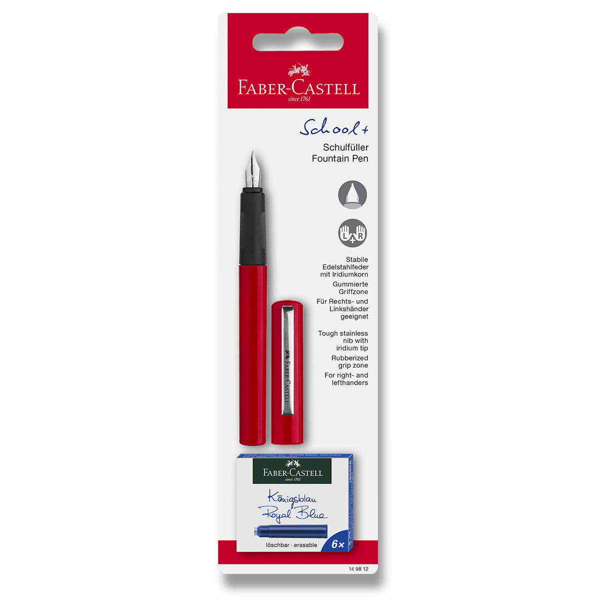 Fotografie Bombičkové pero Faber-Castell červené Faber-Castell A49:0021_1498120