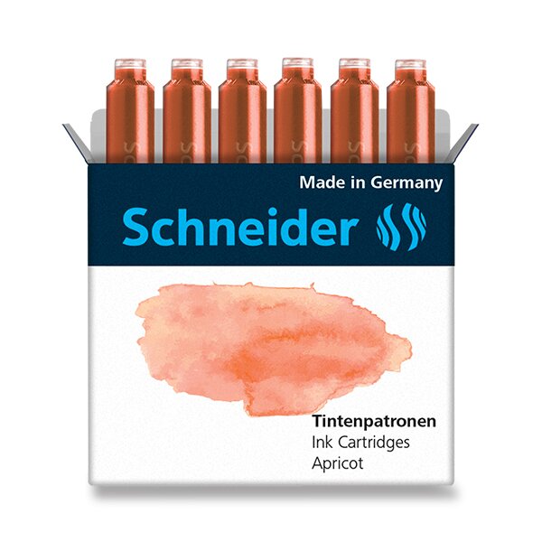 Fotografie Inkoustové bombičky Schneider, 6 ks meruňkové Schneider A49:0025_6611600