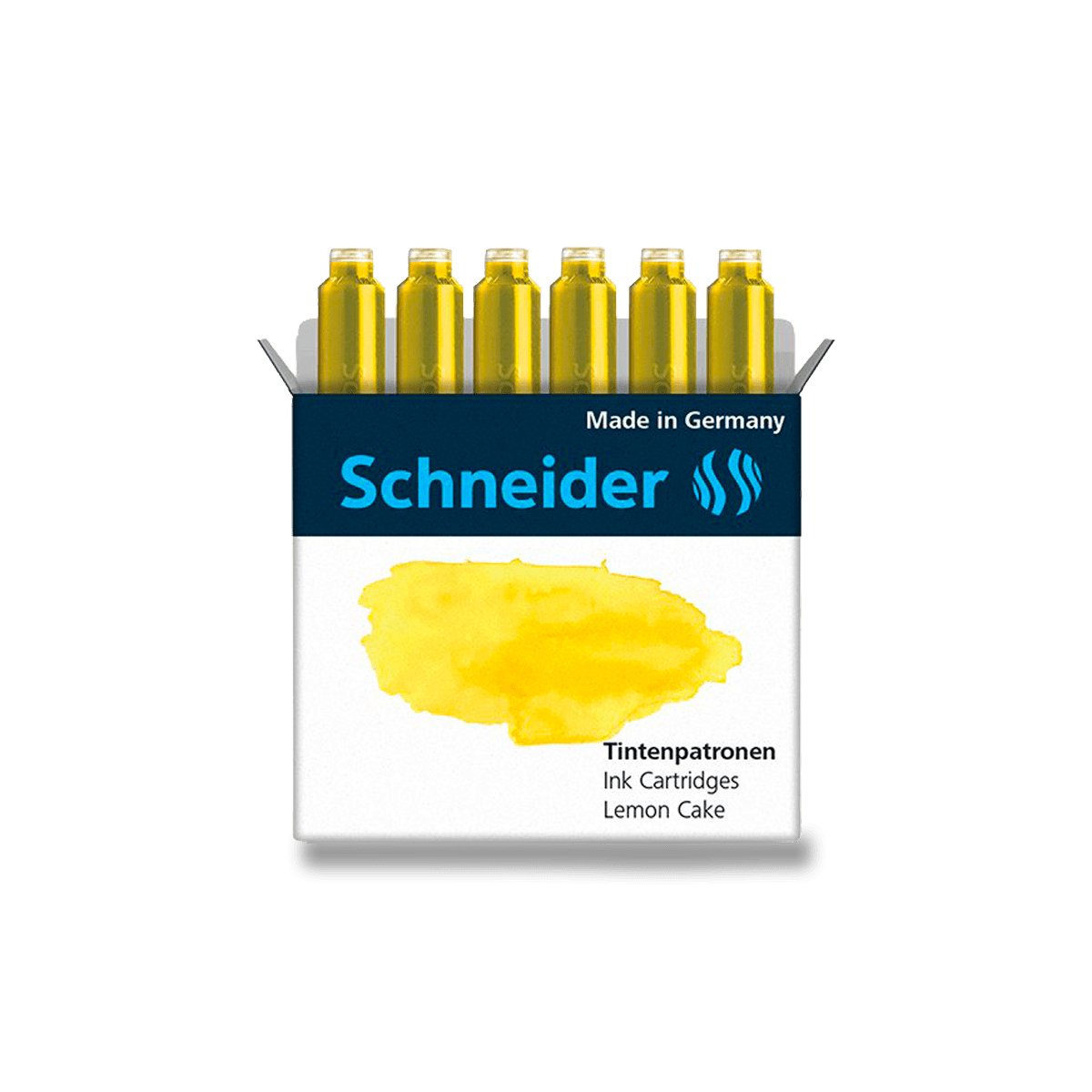 Fotografie Inkoustové bombičky Schneider, 6 ks žluté Schneider A49:0025_6612500