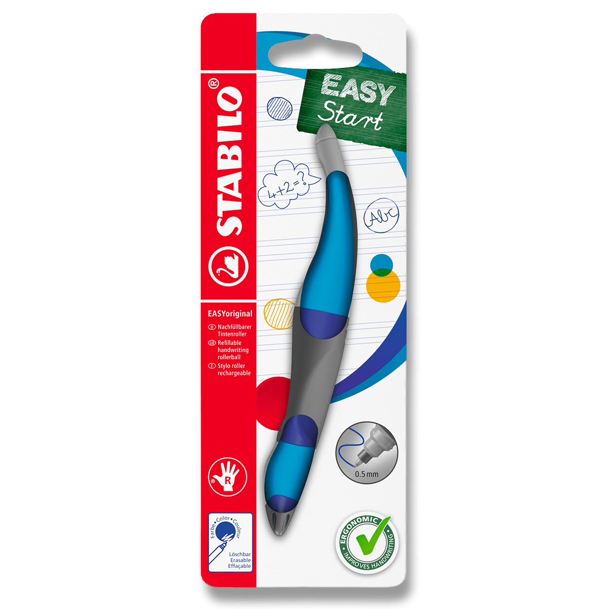Fotografie Roller Stabilo EASYoriginal modrý, P Stabilo A49:0072_3646843