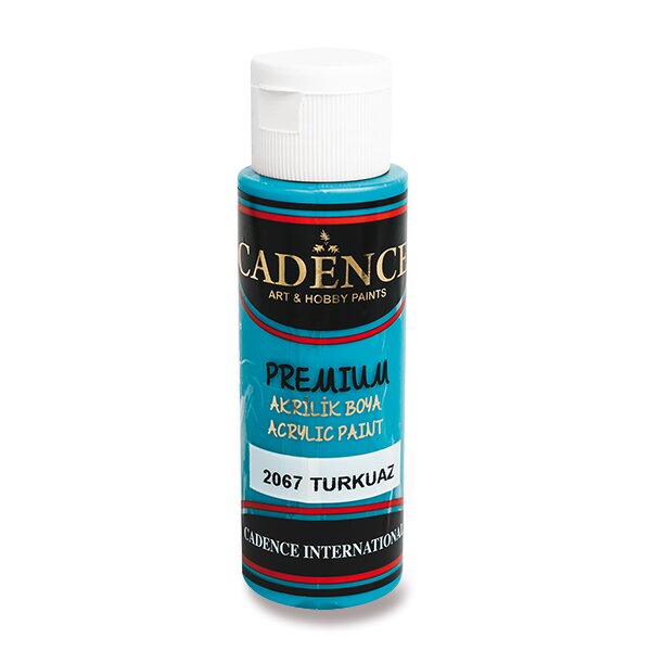 Akrylové barvy Cadence Premium 70 ml Barva: tyrkysová