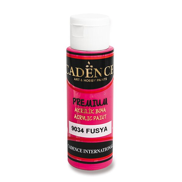 Akrylové barvy Cadence Premium 70 ml Barva: fuchsiová