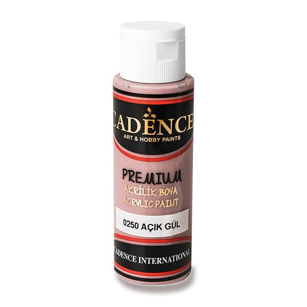 Akrylové barvy Cadence Premium 70 ml Barva: starorůžová