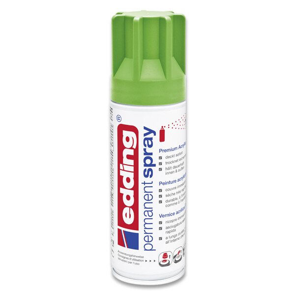 Akrylový sprej Edding 5200 200 ml, výběr barev Barva: zelenožlutá matná 927