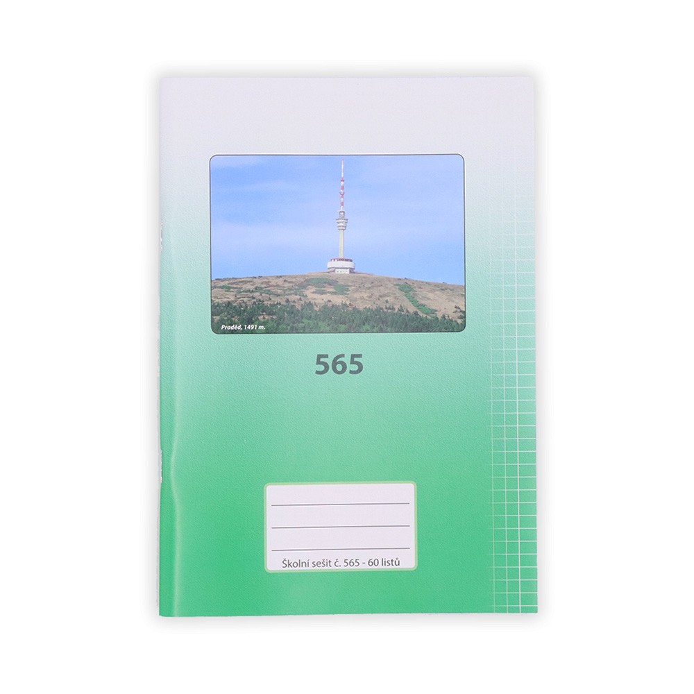 565 - Sešit A5 čtvereček 60l.