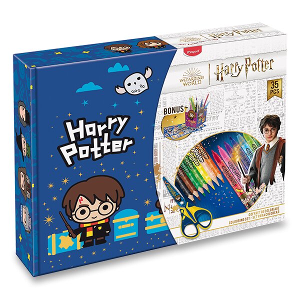 Fotografie Výtvarná multiproduktová sada MAPED Harry Potter 29 ks