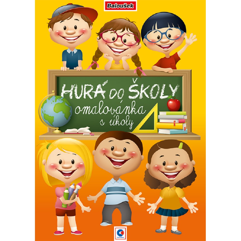 Fotografie Omalovánka A4 - Hurá do školy