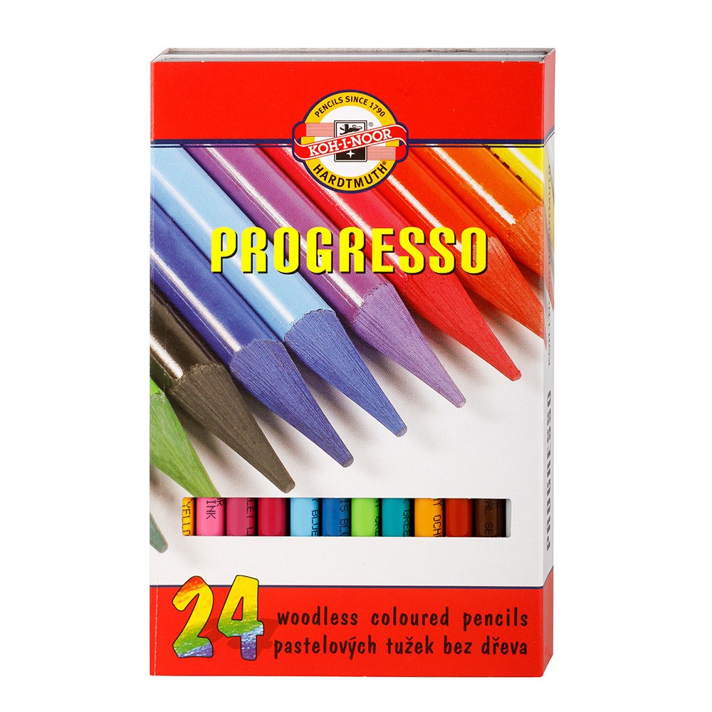 Koh-i-noor PROGRESSO 8758/24 - pastelky v laku - 24 ks