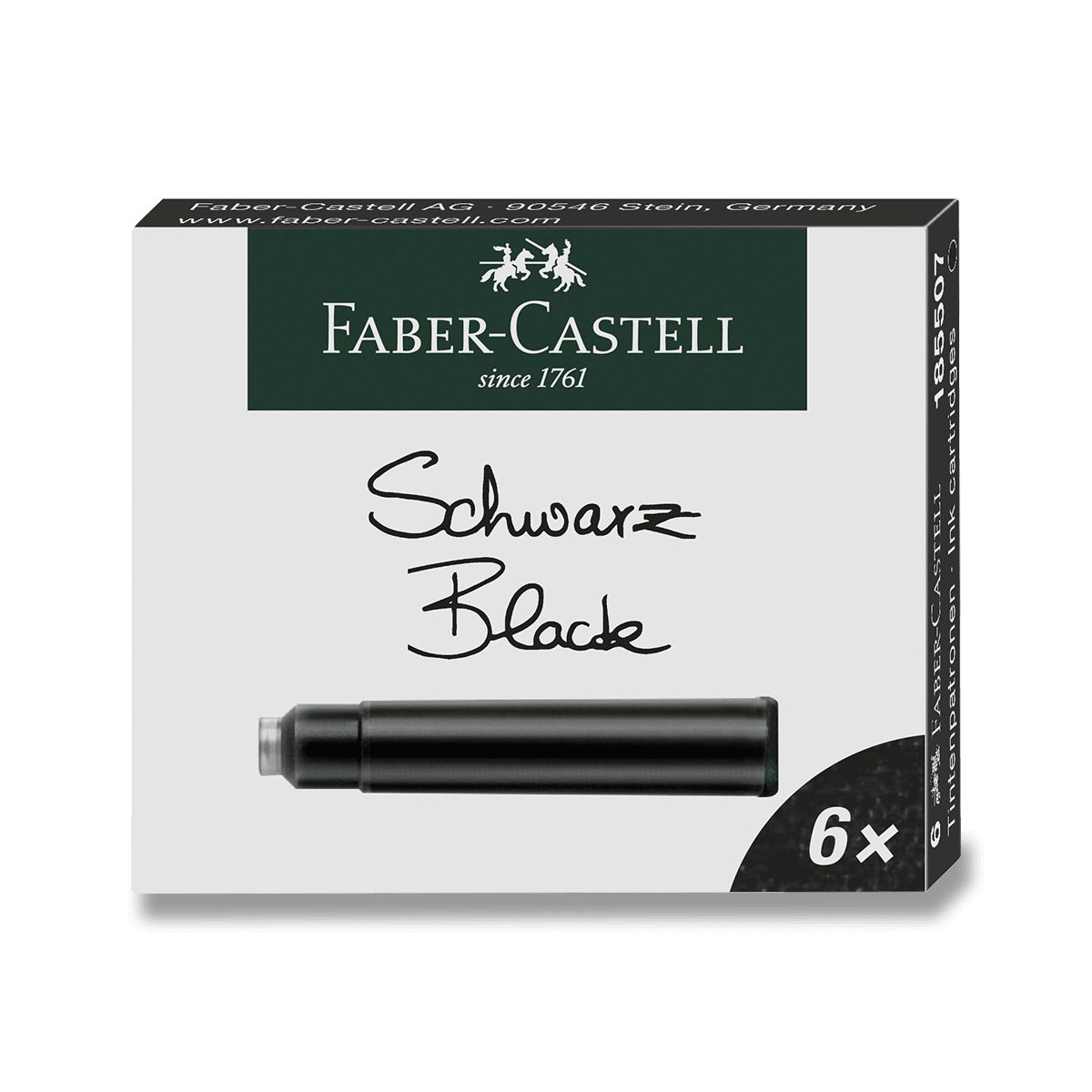 Fotografie Inkoustové bombičky Faber-Castell černé Faber-Castell A49:0025_1855070