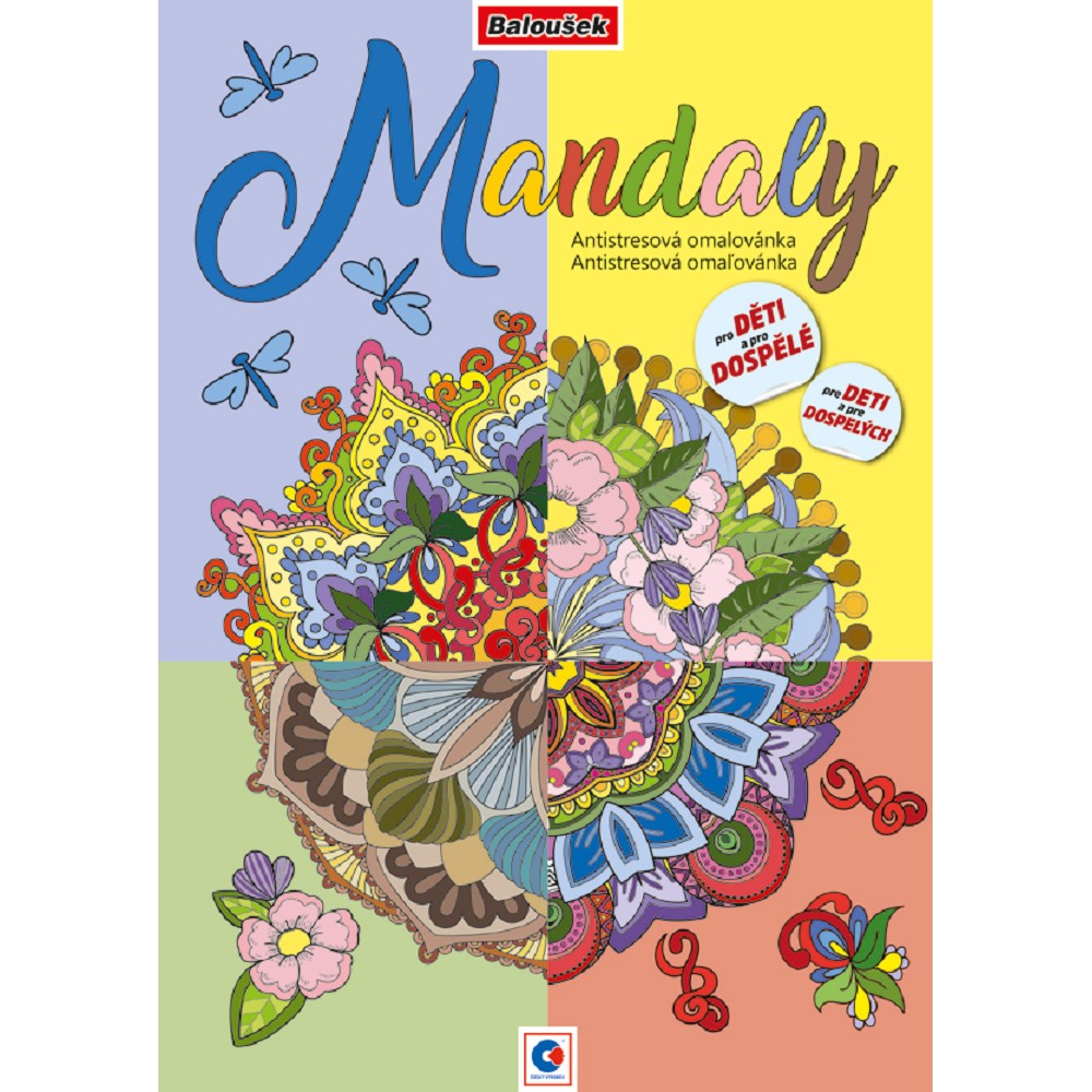 Antistresová omalovánka A4 - Mandaly