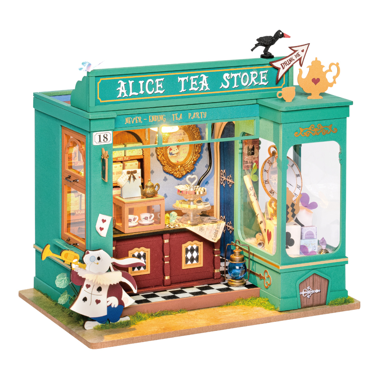 Fotografie RoboTime miniatura domečku Obchod s čajem