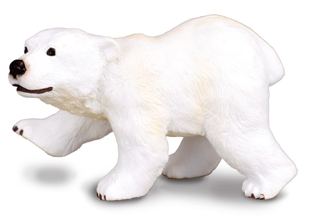 Fotografie Mac Toys Medvěd lední mládě stojící - model zvířátka