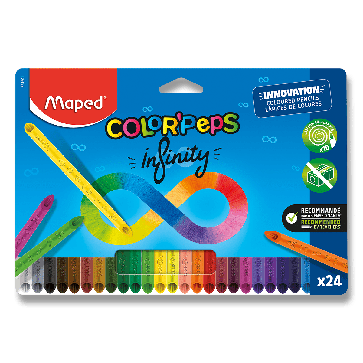 Fotografie MAPED Pastelky Color'Peps Infinity - 24 barev