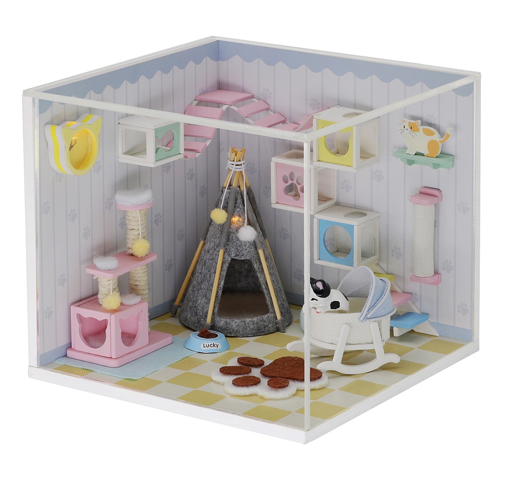 2Kids Toys miniatura domečku Domov kočičky Mňau