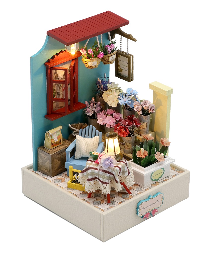 Fotografie miniatura domečku Pokoj květinového odpočinku
