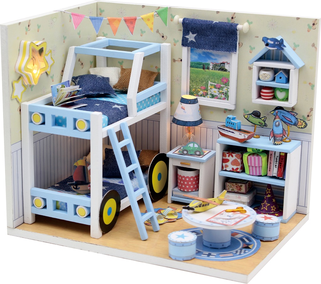 Fotografie 2Kids Toys miniatura domečku Charlesův pokoj