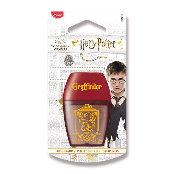 Ořezávátko Maped Shaker Harry Potter - s odpadní nádobkou 1 otvor, blistr