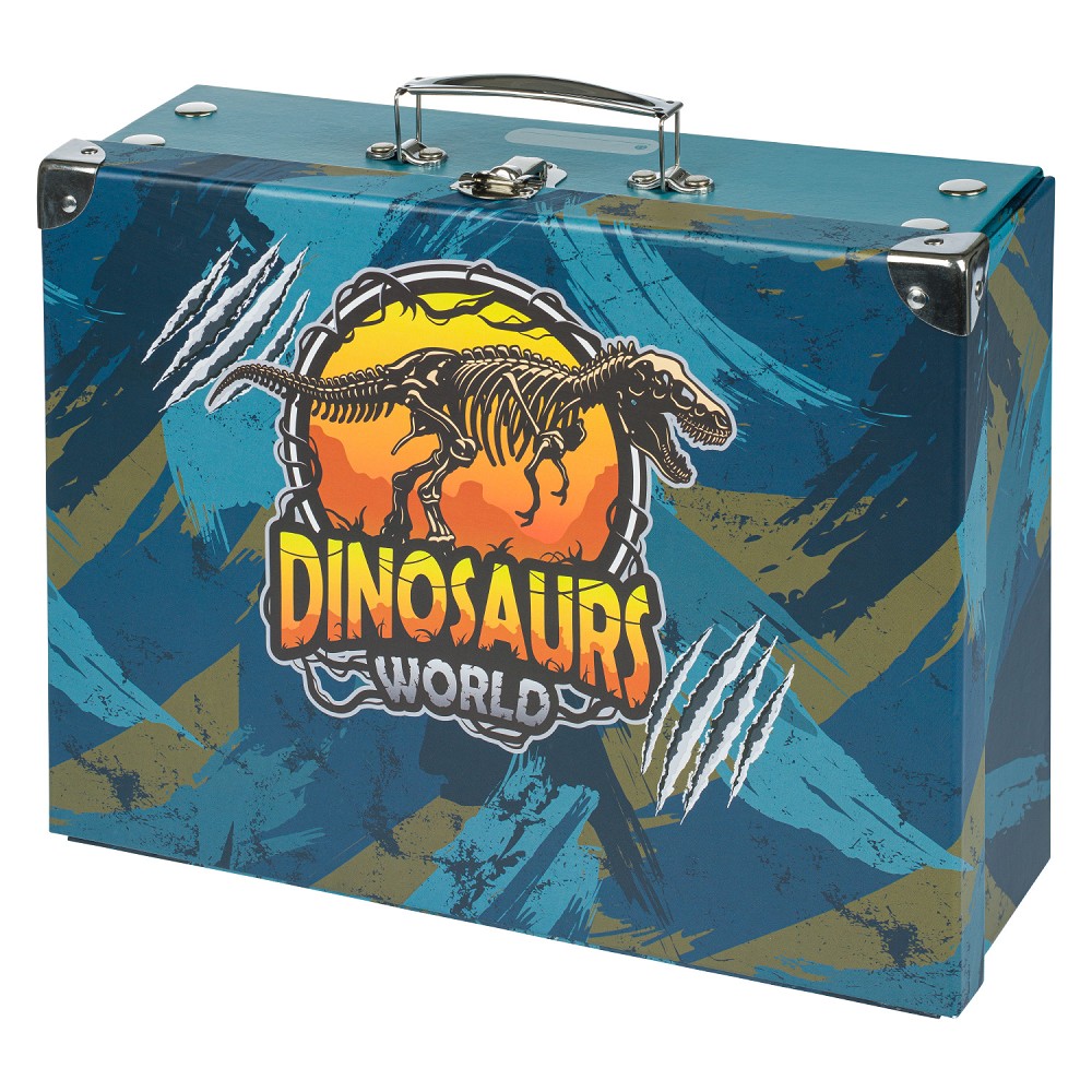Fotografie BAAGL Skládací školní kufřík Dinosaurs World s kováním
