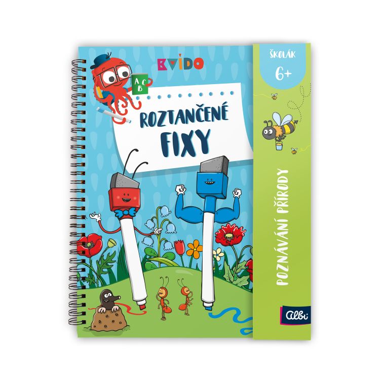 Fotografie Kvído Roztančené fixy - Mazatelné sešity aktivit