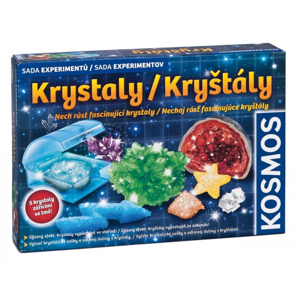 Fotografie Kosmos Krystaly experimentální sada