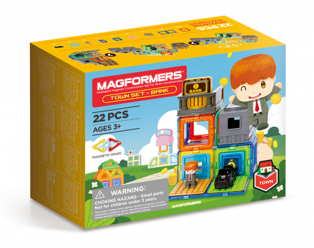 Magformers Městečko Banka