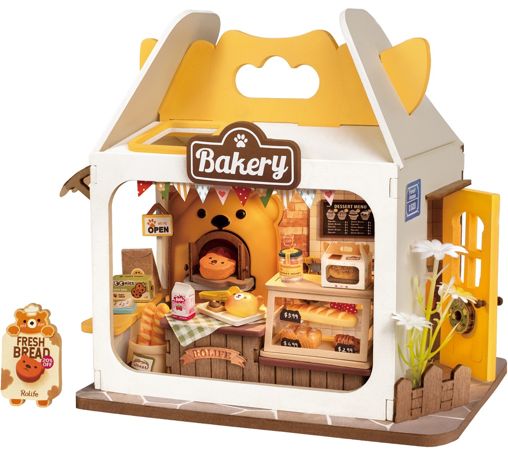 Fotografie RoboTime miniatura domečku Medvídkovo pekařství