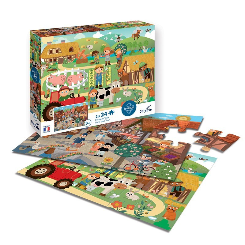 SentoSphere Puzzle - Na farmě a ve městě