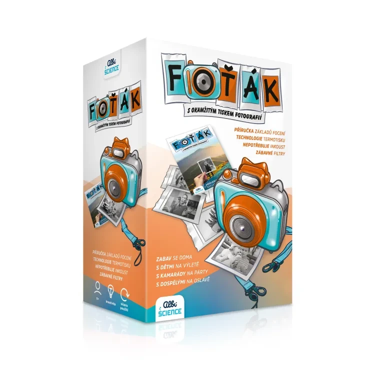 Fotografie ALBI Modrý foťák s termotiskem