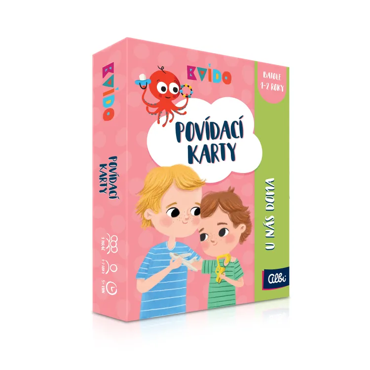 ALBI Kvído - Povídací karty: U nás doma