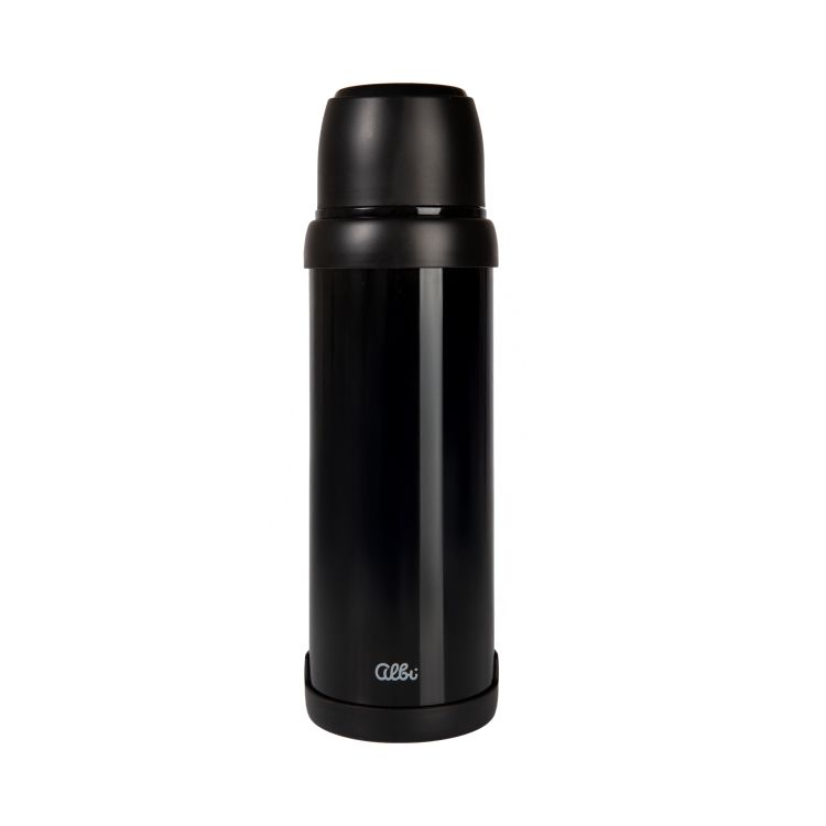 Fotografie ALBI Luxusní černá termoláhev 1000 ml