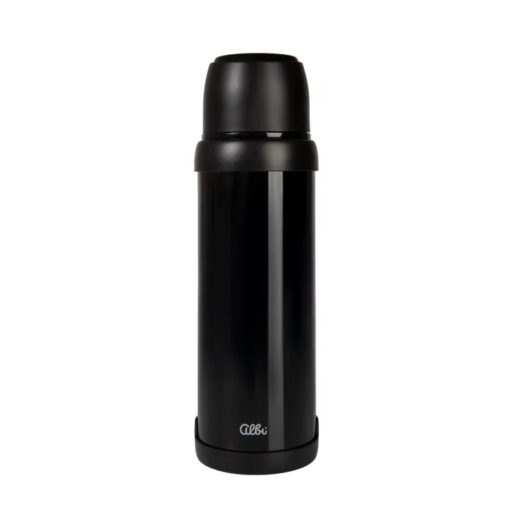 Fotografie ALBI Luxusní černá termoláhev 1000 ml