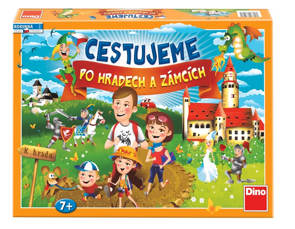 Fotografie DINO Hra Cestujeme po hradech a zámcích *SPOLEČENSKÉ HRY *