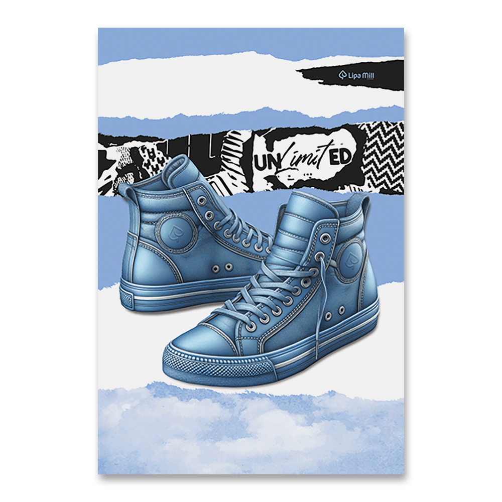 Fotografie Školní sešit The Best Sneakers A4, linkovaný, 40 listů, mix motivů Mar Mar A49:1331_6533403